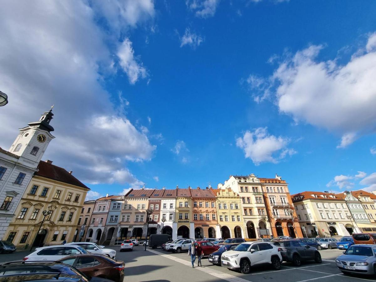 Velke Studio Na Velkem Namesti S Vybavenou Kuchyni Hradec Králové Exteriér fotografie
